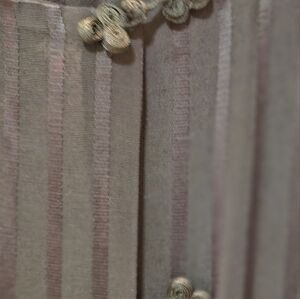 Black rayon business pantsuit